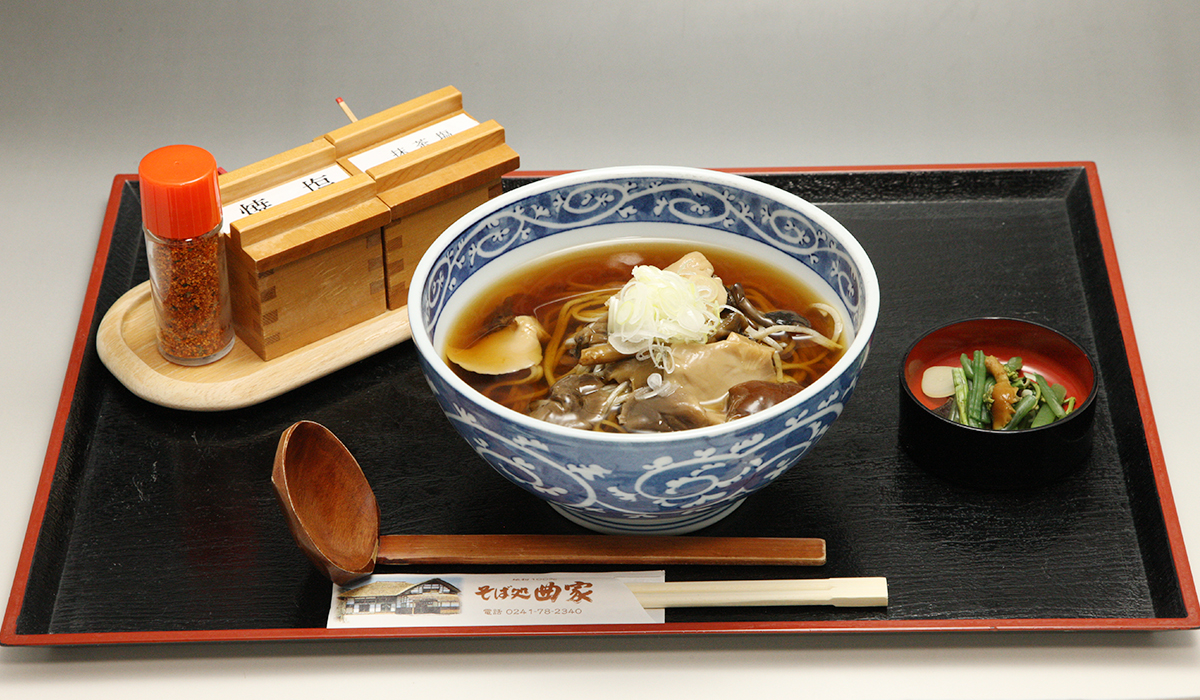 きのこそば（温）1,150円（税込）